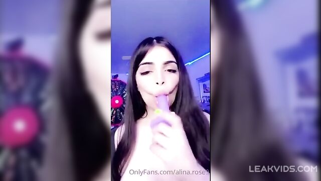 Busty Alina Rose Nude Dildo Sucking Video Leaked