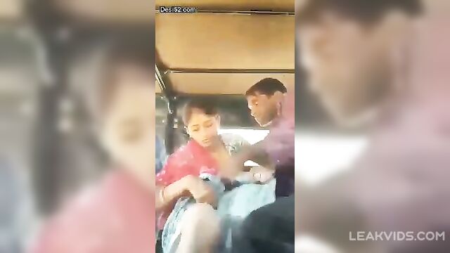 Old man and teen girl hard fucking in auto - 1 image