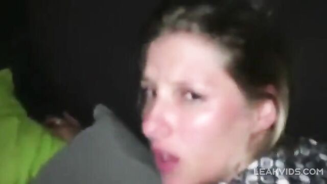 Real son fucks mom's friend in the ass after a party - 4 image