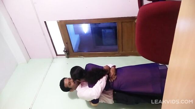 Office Boss Fucking His Beautiful Secretary 100% real leaked video - 1 image