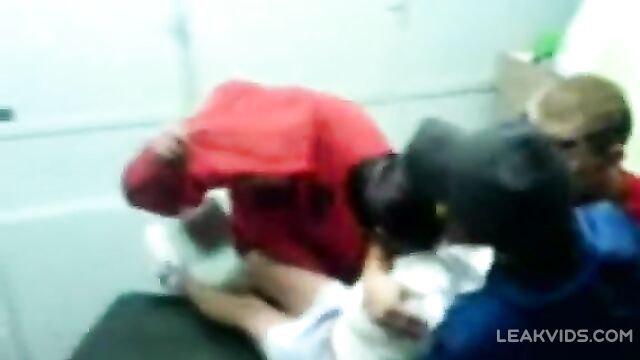 Teen Girl Held By & Forced To Undress