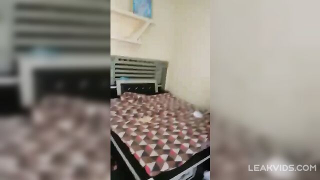 Husband finds horny naked wife on bed with another man - 5 image