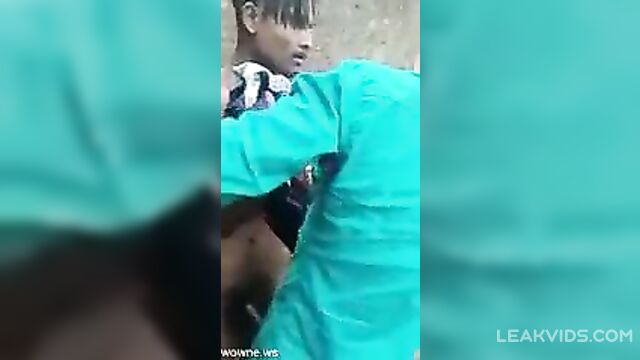 Innocent indian teens caught fucking outdoor - 3 image