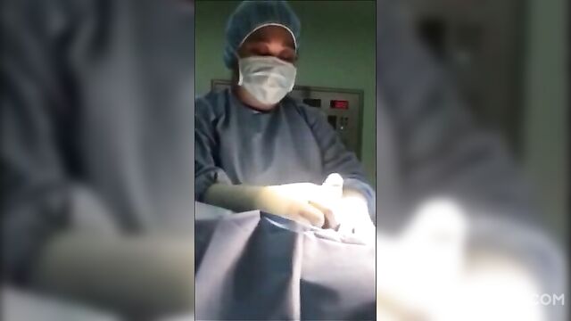 Doctor jerk off a patient during surgery to avoid pain