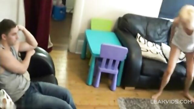 Hot Mom Flashing To Son Infront Of Husband - 3 image