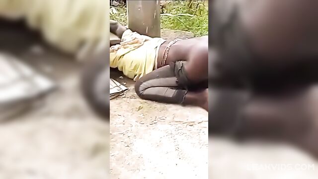 Black Woman Tied-Up Doggy Style, Murdered By Gang