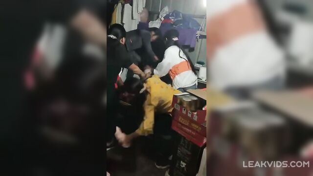 Wife beat and abuse husband's naked mistress shocking!!! - 4 image