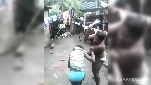 Furious Mature African Whores Are Fighting - 1 image