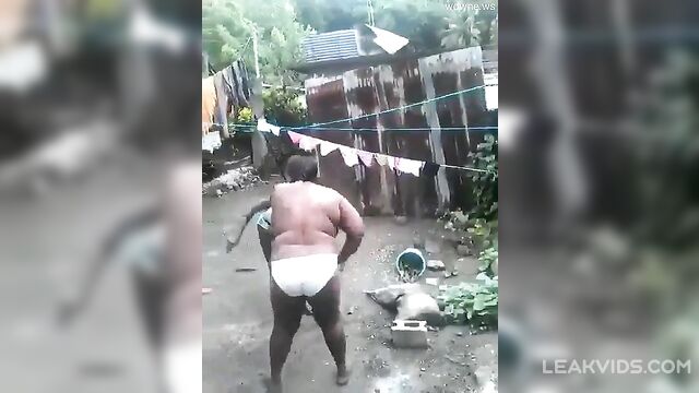 Furious Mature African Whores Are Fighting - 2 image