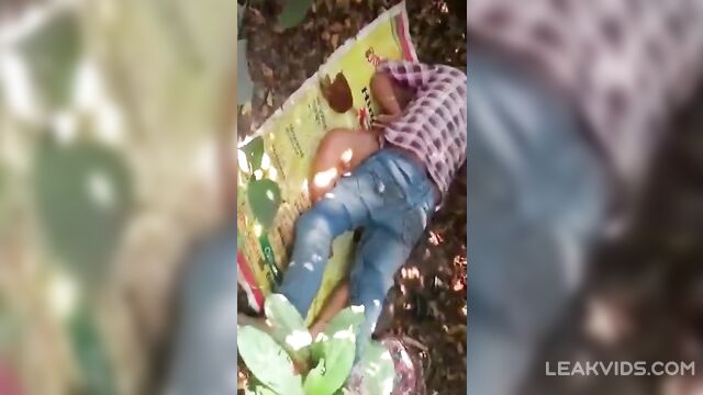 Horny School Girl Get Caught In A Forest While Sex - 2 image