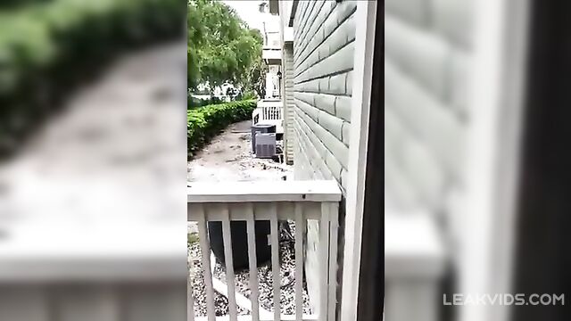 Dad fucking his neighbor wife on the porch - 5 image