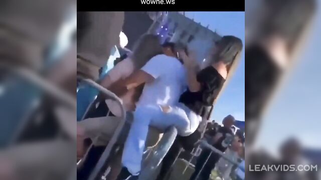 Guy caught fingering his wife’s mom behind his wife at a concert - 3 image