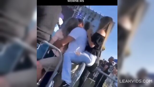Guy caught fingering his wife’s mom behind his wife at a concert - 4 image