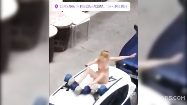 Crazy Retard Milf vs Spanish Police - 3 image
