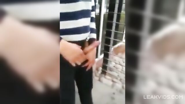 Old whore sucks a young guy's cock for cash - 5 image