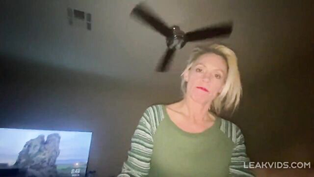 Real mother sucks her son's dick while watching a movie - 2 image