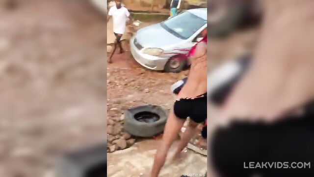 Pretty Teen Girl Beaten And Stripped Naked By A Friends - Part 2 - 3 image