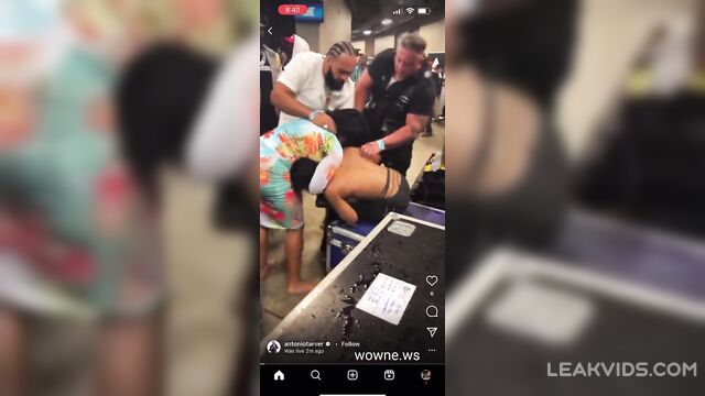 Hot Celebrity Joseline Hernandez's big tits pop out during a fight part 1