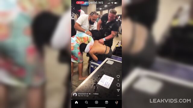 Hot Celebrity Joseline Hernandez's big tits pop out during a fight part 2 - 1 image