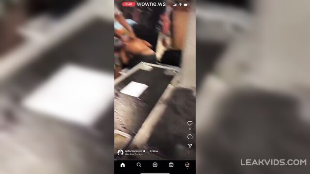 Hot Celebrity Joseline Hernandez's big tits pop out during a fight part 2 - 3 image