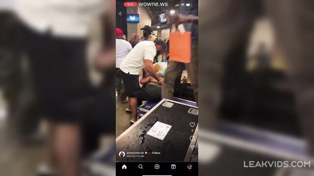 Hot Celebrity Joseline Hernandez's big tits pop out during a fight part 2