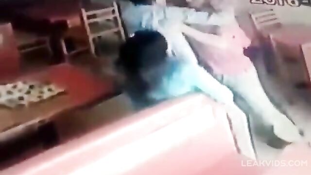 Husband caught wife fucking his friend cctv footage - 5 image