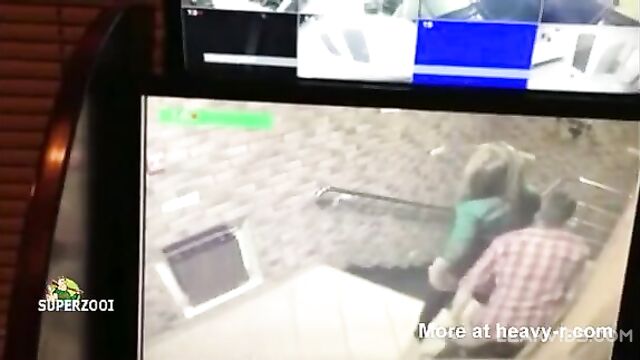 Real teacher & student caught fucking CCTV footage - 5 image