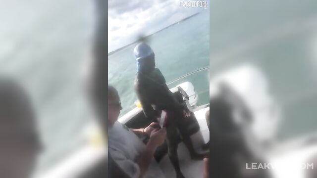 Hot Mature Women Gang Fucked By Rich Black Dudes In A Boat - 5 image