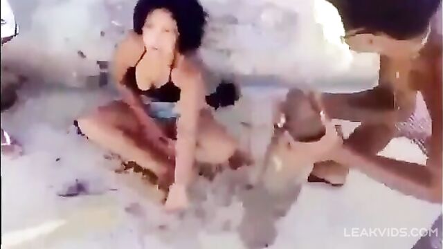 Brazilian Woman Beaten And Stripped For Stealing Shocking! - 1 image