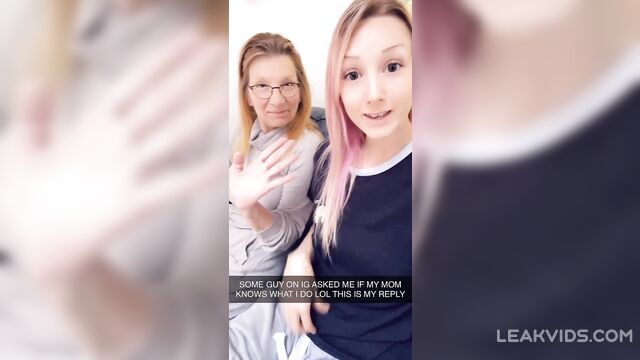 Kinky Mom And Daughter Showing Their Boobs - 1 image