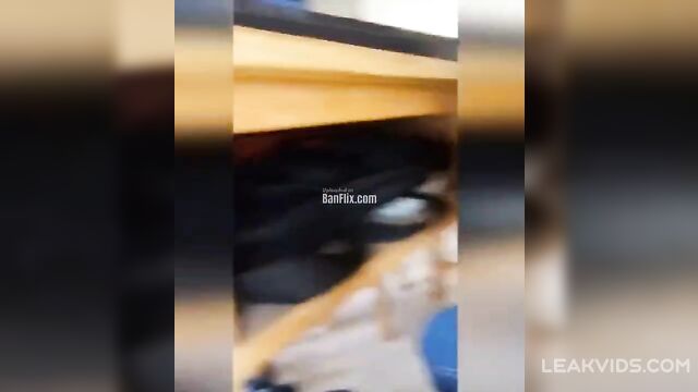 Horny BF getting a blowjob in the classroom - 2 image