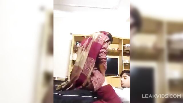 Real mature mom fucking her own son