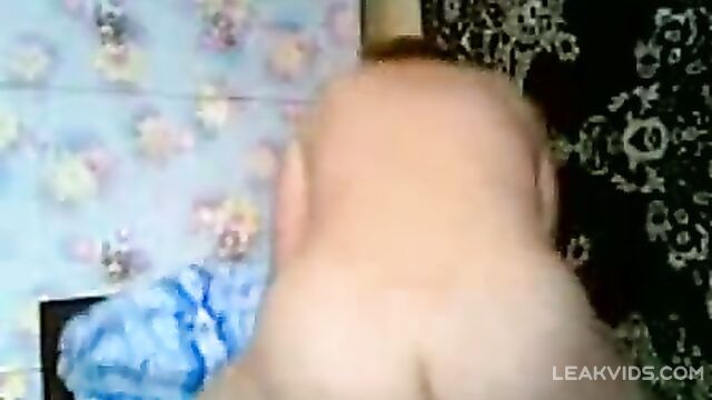 Mother with fat ass rides her son, real incest - 4 image