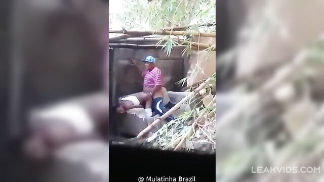 Old Man Caught Fucking Street Slut