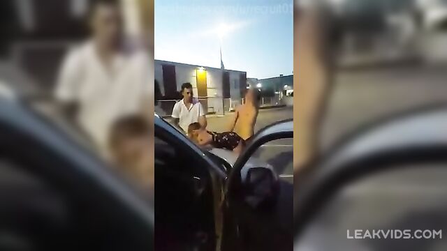 College rowers fuck a drunk girl in the parking lot