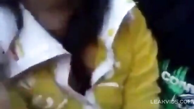 Real Asian College Friends Having Sex Outdoor Group - 3 image