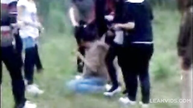 Chinese School Girl Brutally Beaten and Stripped Naked