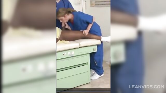 Real Nurse caught giving a blowjob to a patient - 2 image