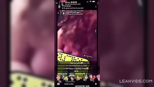 Rapper Ice Spice blowjob leaked video – SCANDAL - 4 image