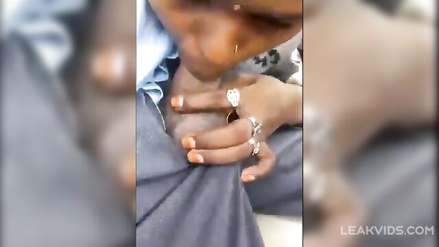 Desi Sister Handjob And Blowjob To Brother And Drinking Cum - 3 image