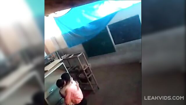 Teacher is Fucking Student in the Closet