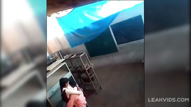 Teacher is Fucking Student in the Closet - 3 image