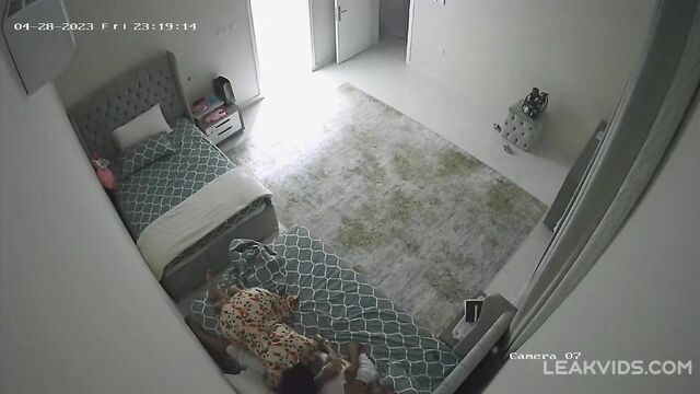 Real sister gives her brother a blowjob at home hidden camera