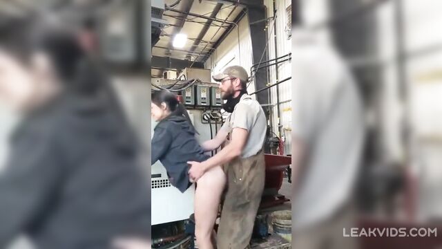 Horny workers caught fucking in office - 1 image