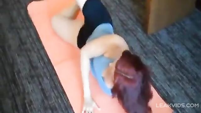 Athletic redheaded mommy is fucked from behind by her favorite son - 1 image