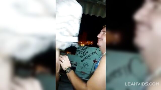 Latina Tranny Fucks Drunk Guys in Mouth and Cum - 4 image