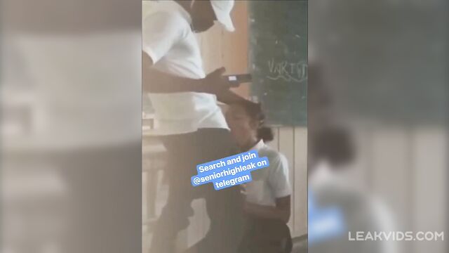 Teacher recorded a student fucking in class