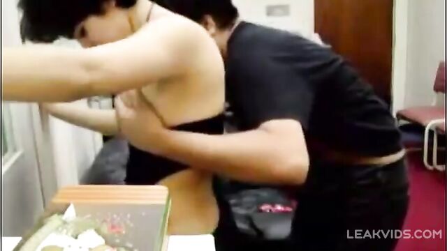 Horny brother fucks his pretty sister in panties