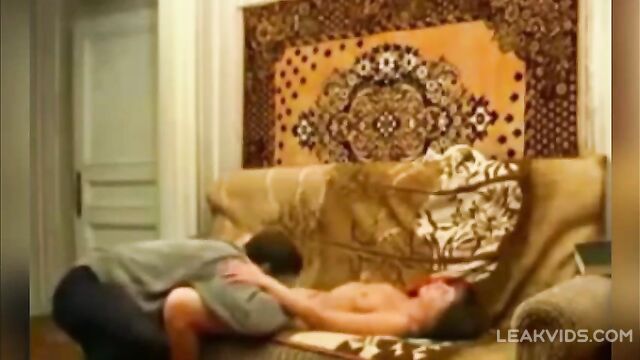 Horny daddy tricks his daughter into fucking him in her room