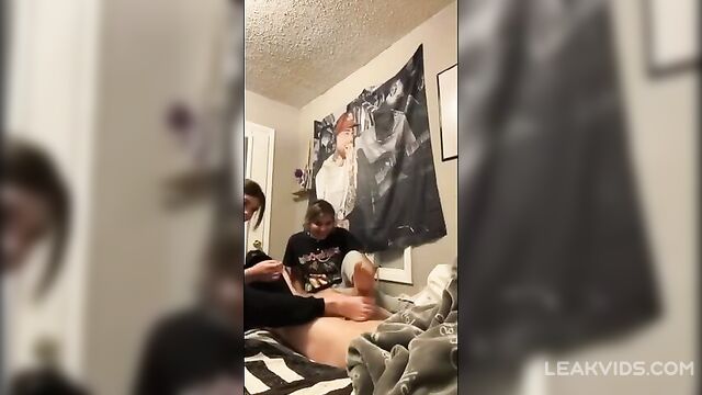 Two sexy sisters blow me - My Sister's sweet saucy mouth and my cousin's tight ass! - 4 image